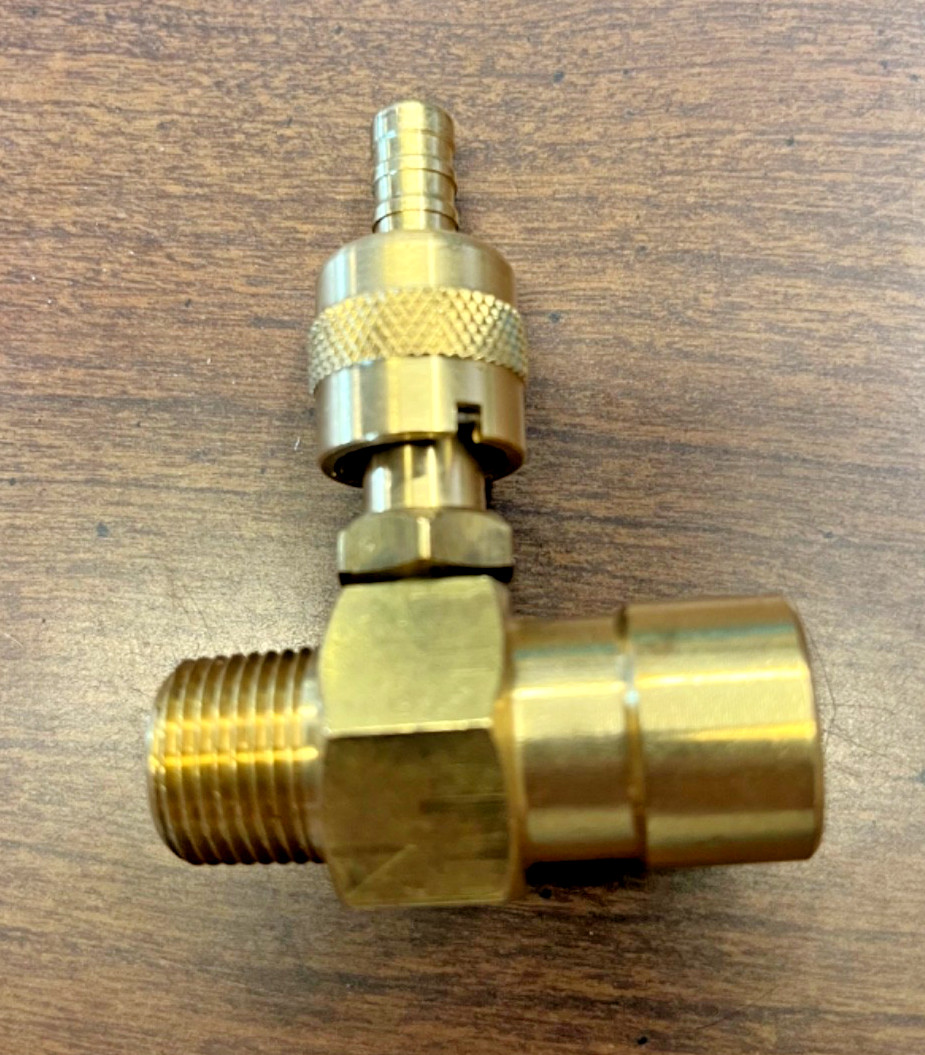 Pressure Washer ACID Downstream Chemical Injector 5-8gpm Adjustable Valve SS