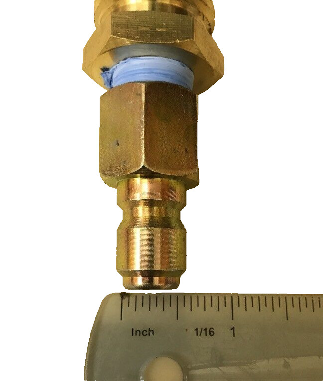 Male Garden Hose Fitting 3/4 MGH To 3/8 Pressure Washer Plug Adapter
