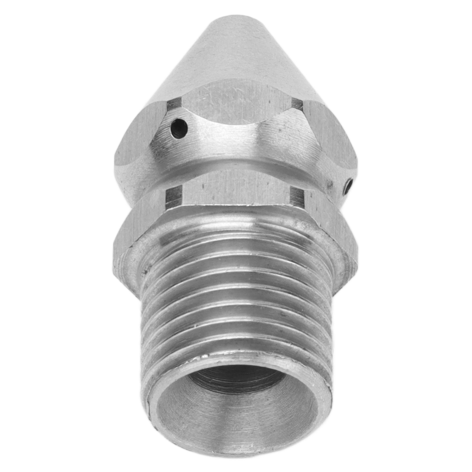 Pipe Cleaning Nozzle G1/4in Male Thread Sewer Nozzle Drain Sewer Wash Jet 4Hole