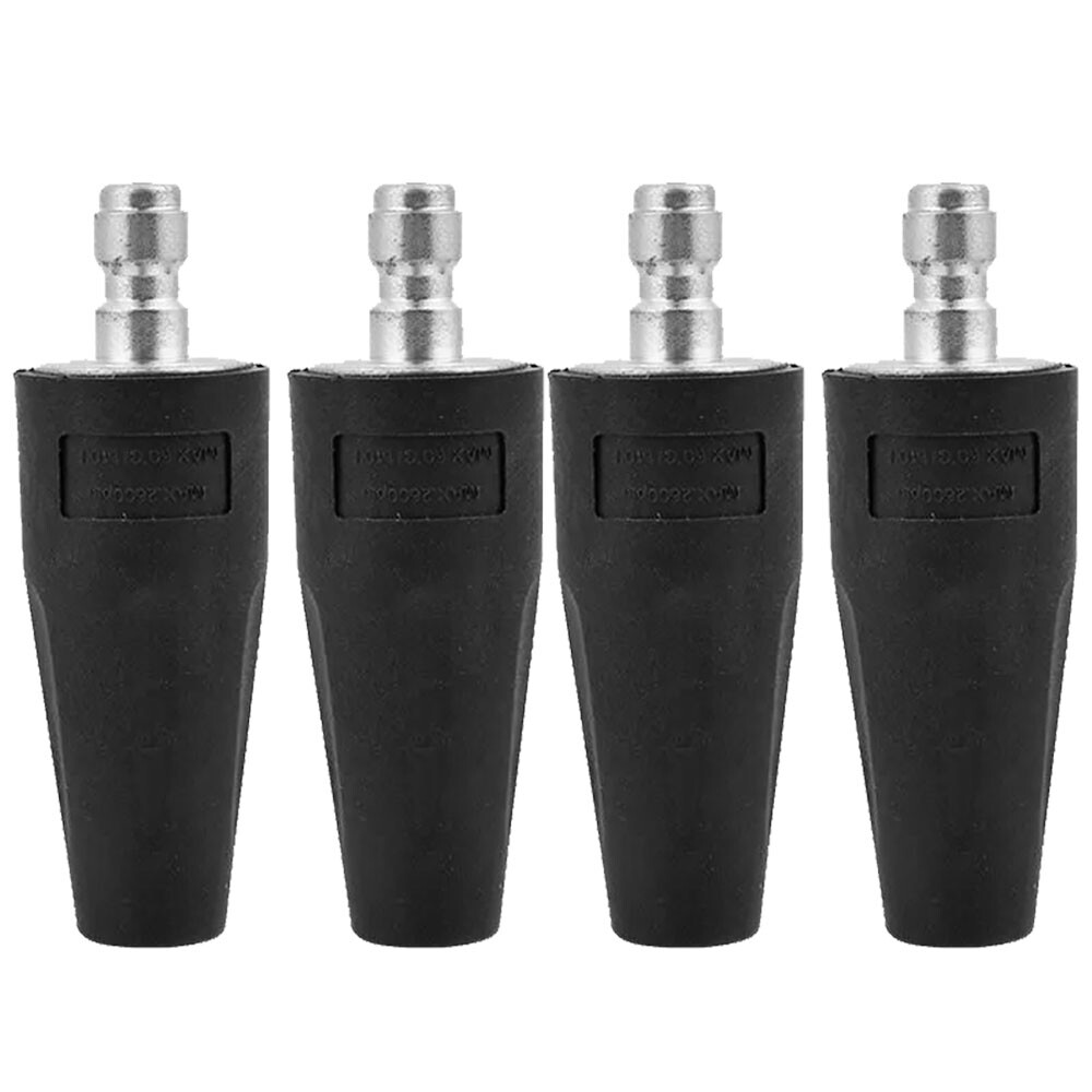 4x High Pressure Washer Jet Wash Dirt Blaster Rotating Turbo Nozzle Spray Tip