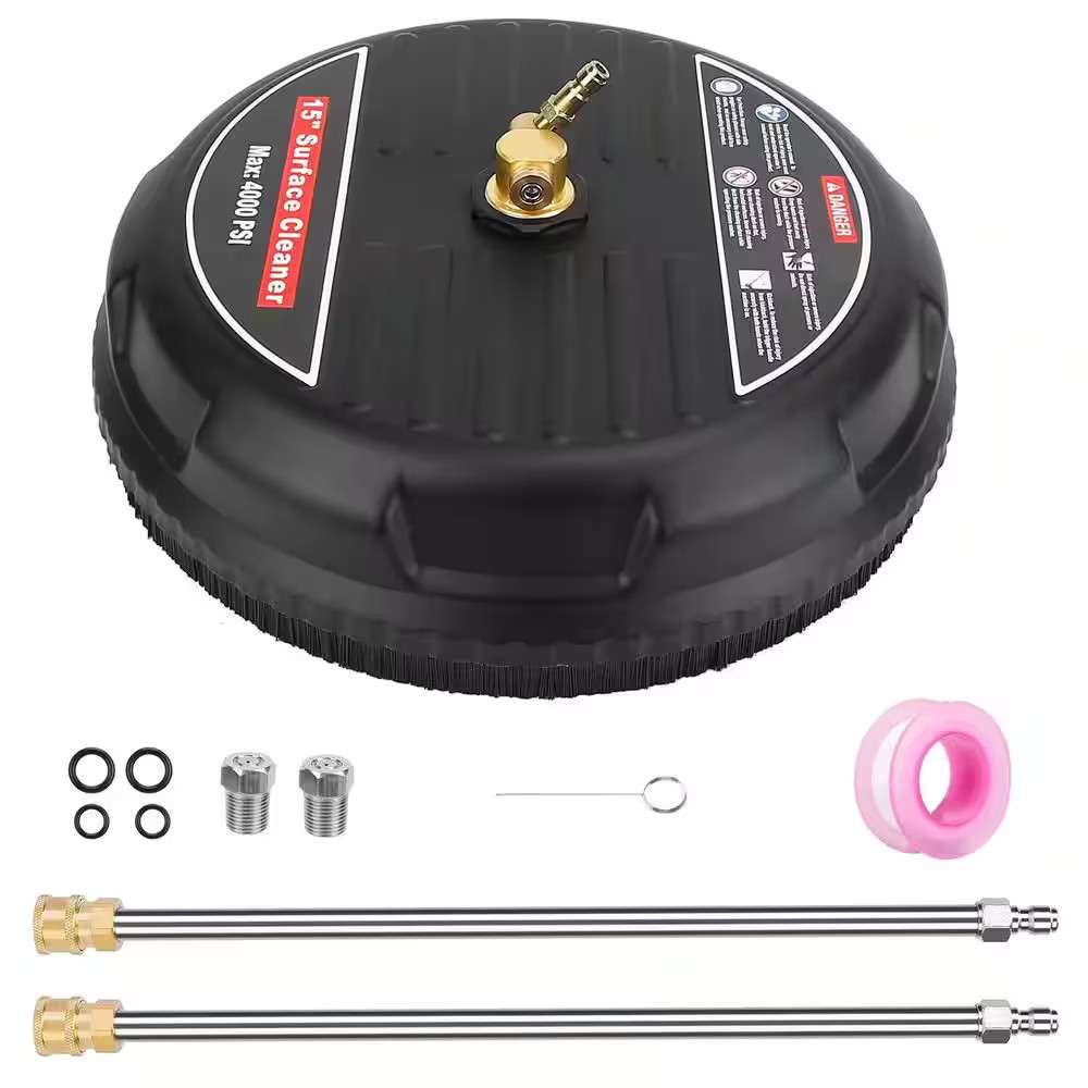 15 In. 4000 PSI Disc Power High Pressure Washer Surface Cleaner, Flat Washer Bro