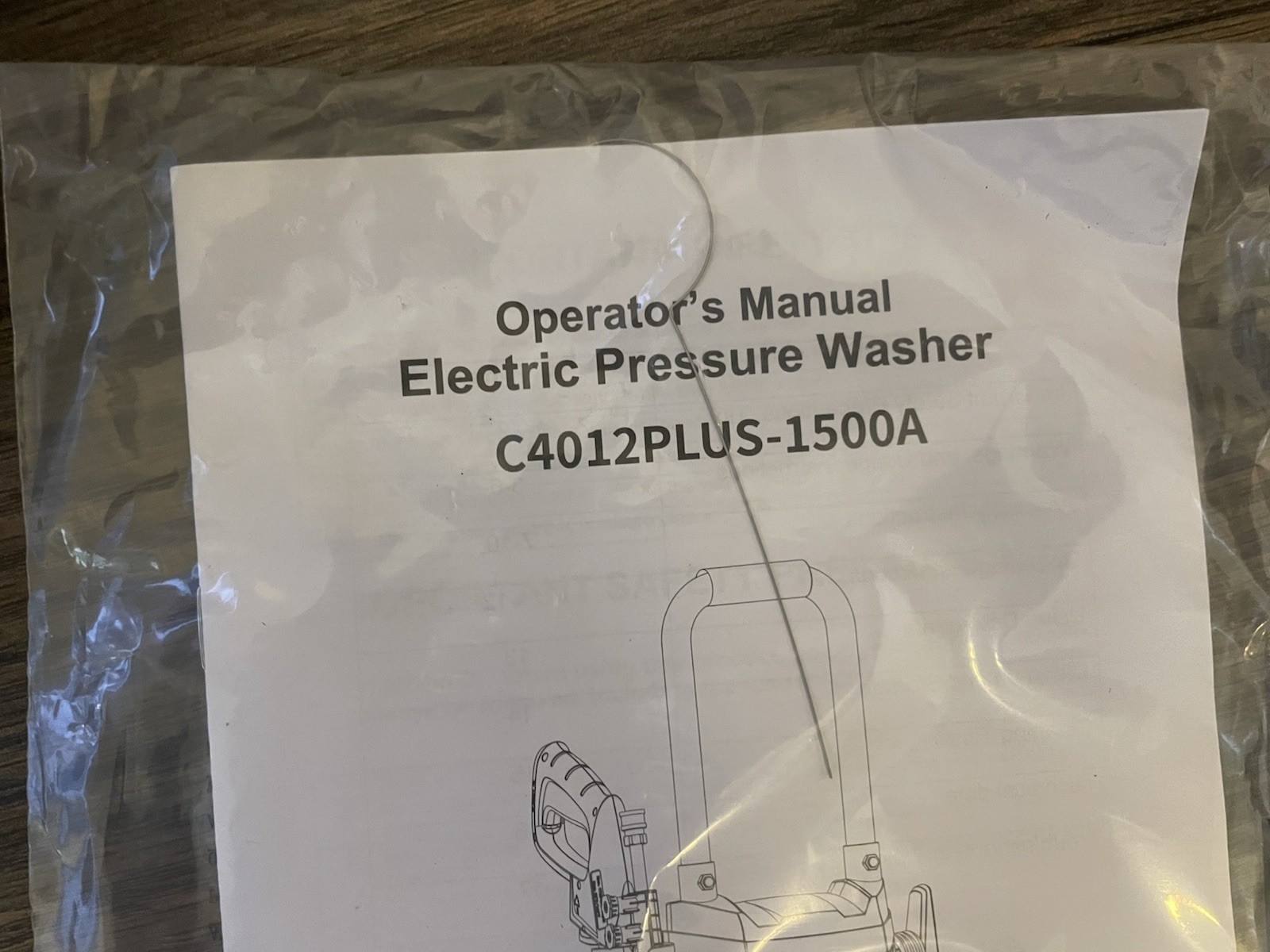 Electric Pressure Washer C4012PLUS-1500A 1500PSI 120VAC