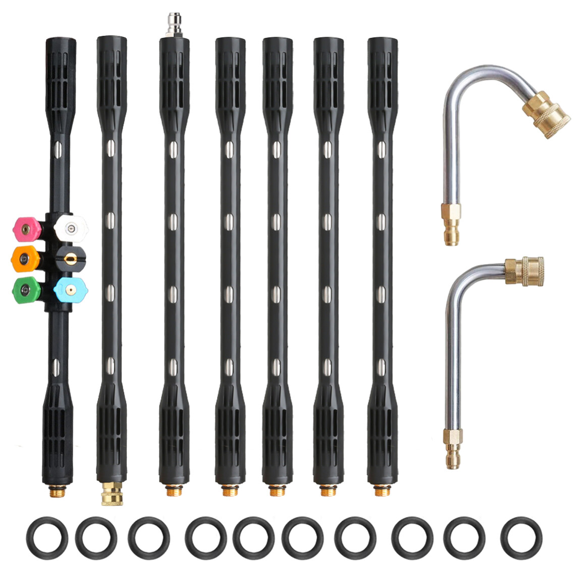4000PSI High Pressure Washer Extension Wand Replace Lance Gutter Cleaner Nozzle