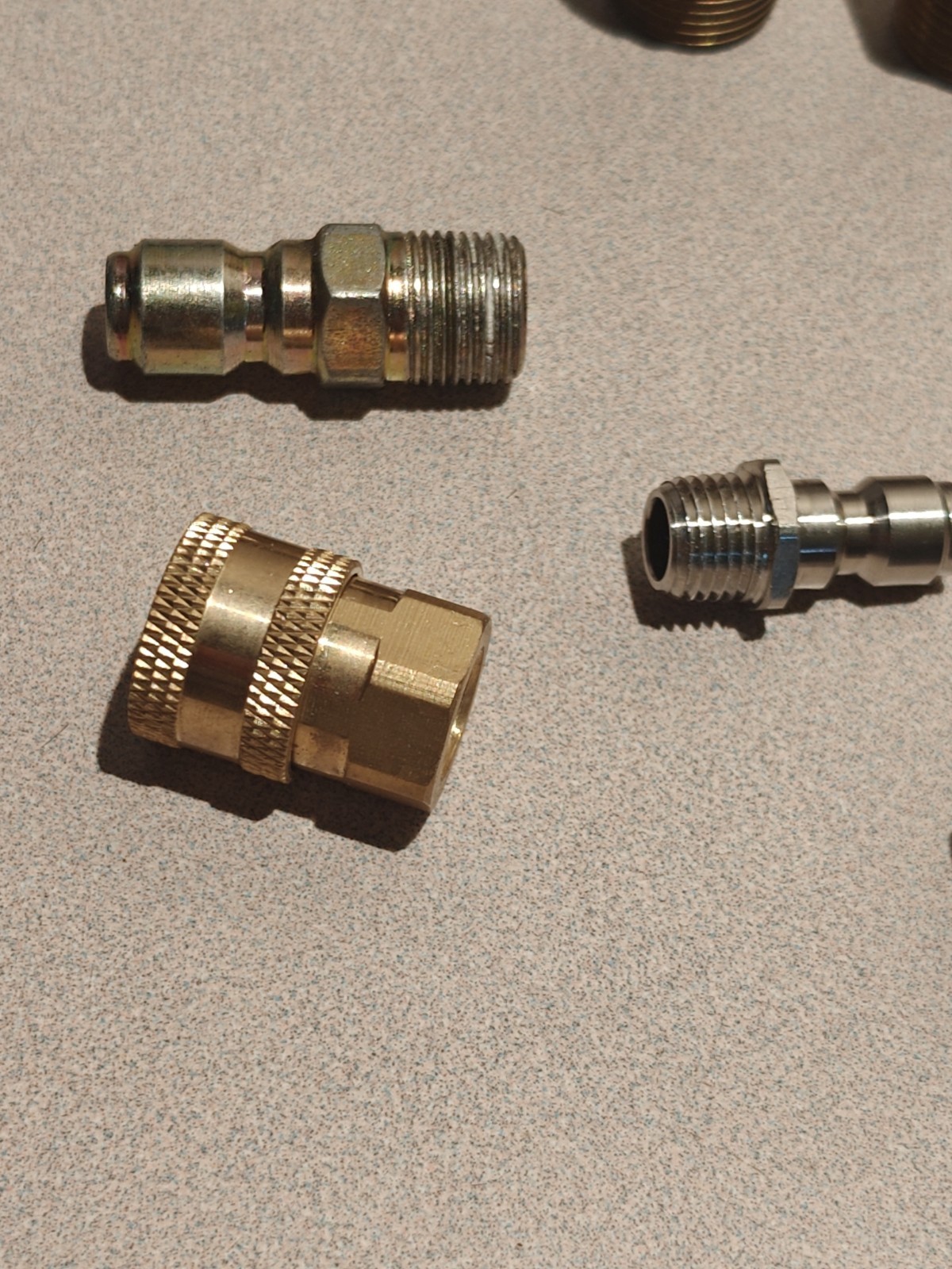 9Pc Pressure Washer Adapter Set Quick Disconnect Swivel to 3/8” & 1/4″ NO CHINA