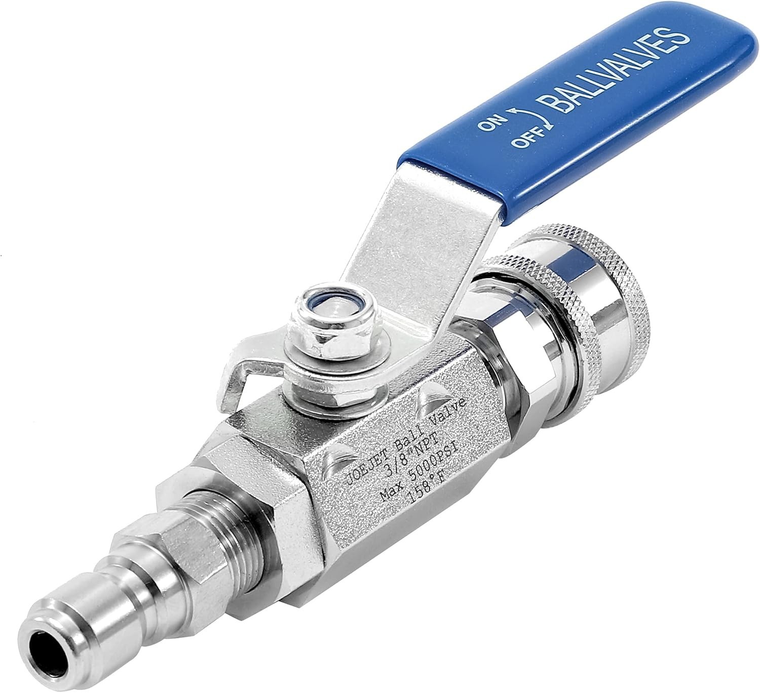 Pressure Washer Ball Valve 3/8″ Quick Connect Shut Off Ball Valve for Power W…