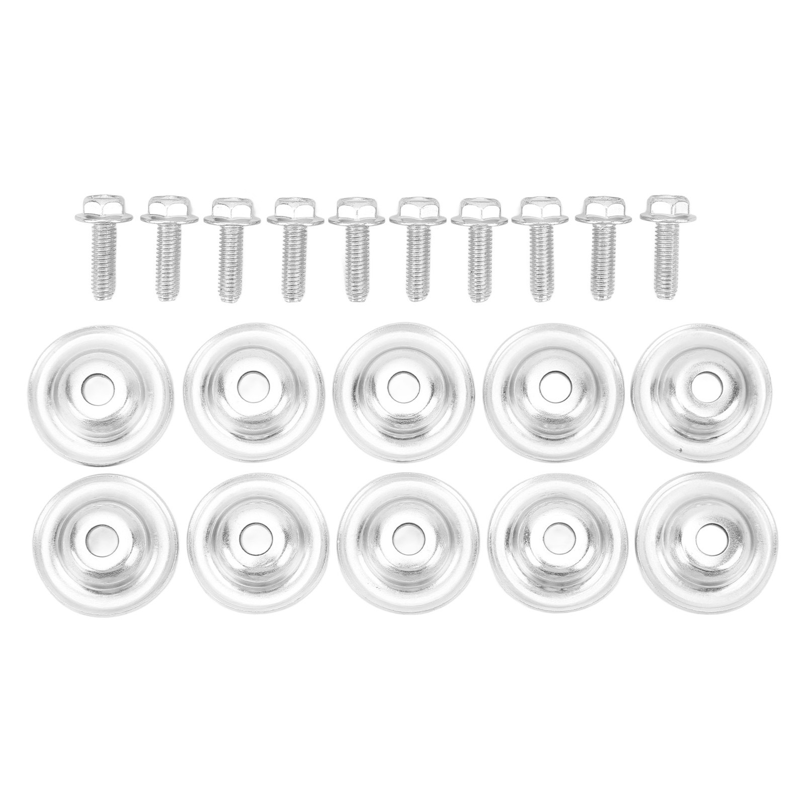 20pcs Rugged Metal UTV Skid Plate Washer Bolt Set For RZR 570 800 SEPD