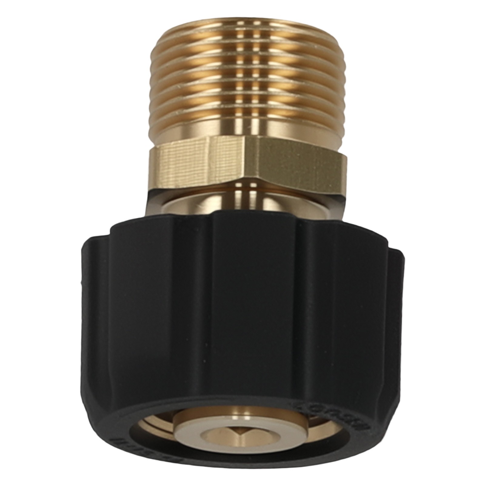 Pressure Washer Coupler Brass M22 15mm Female to M22 14mm Male 5000PSI 2PCS