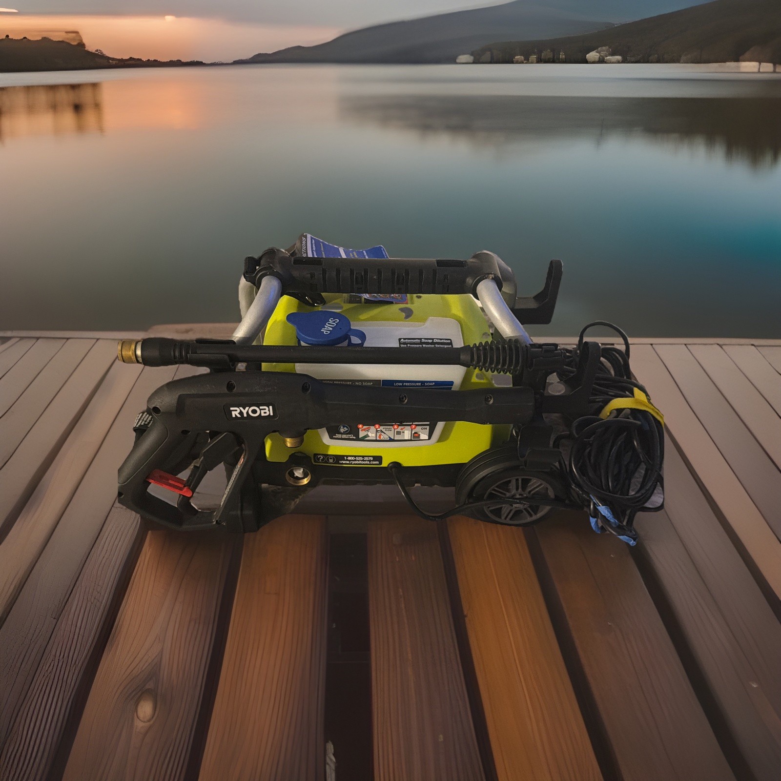 Ryobi Electric Pressure Washer 1900 PSI 1.2 GPM RY1419MT