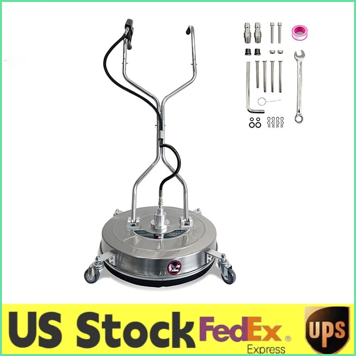 20″ Pressure Washer Surface Cleaner with 4 Wheels for Patio & Driveways 4600 PSI