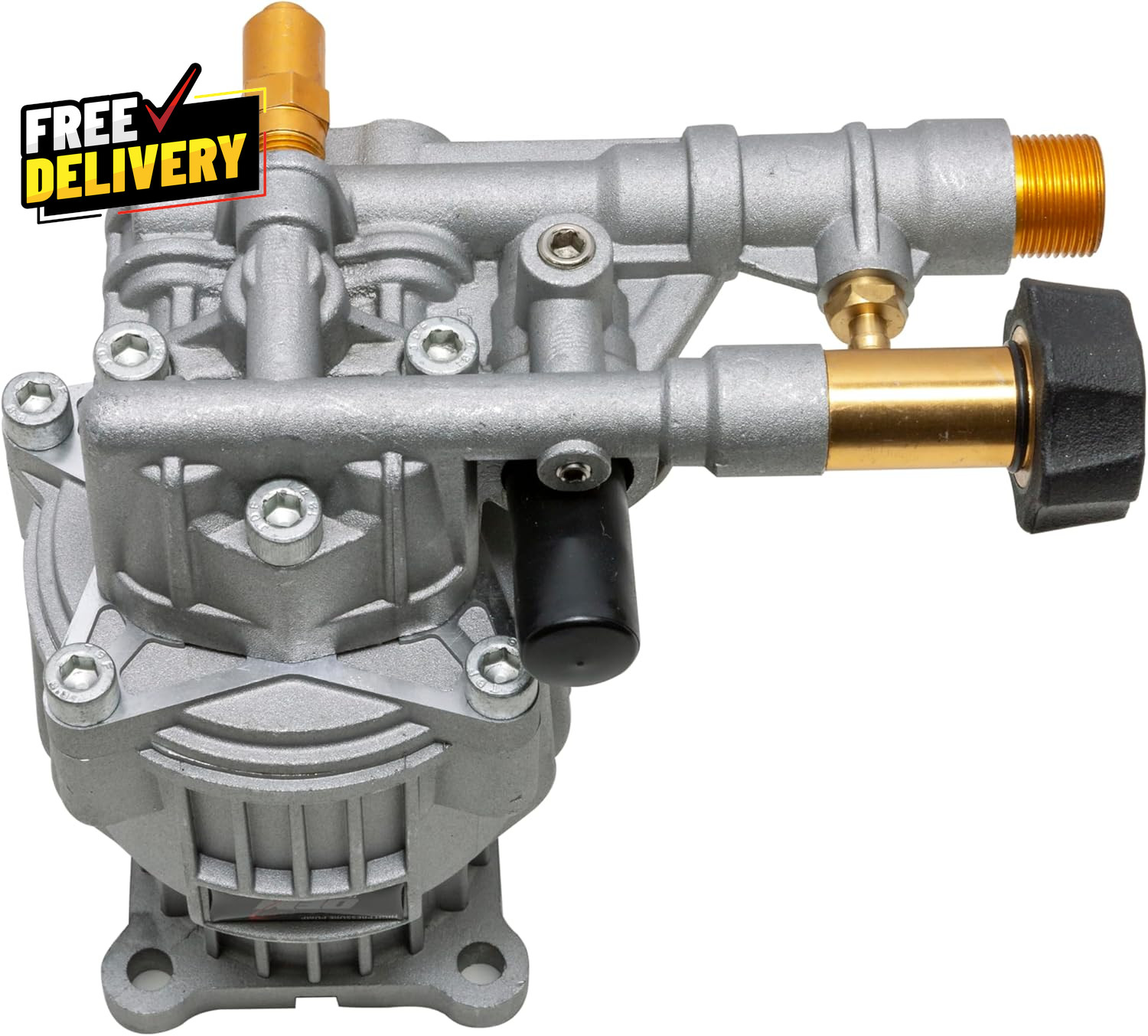 OEM Technologies 3300 PSI 2.4 GPM Replacement Pressure Washer Pump Kit Horiz…