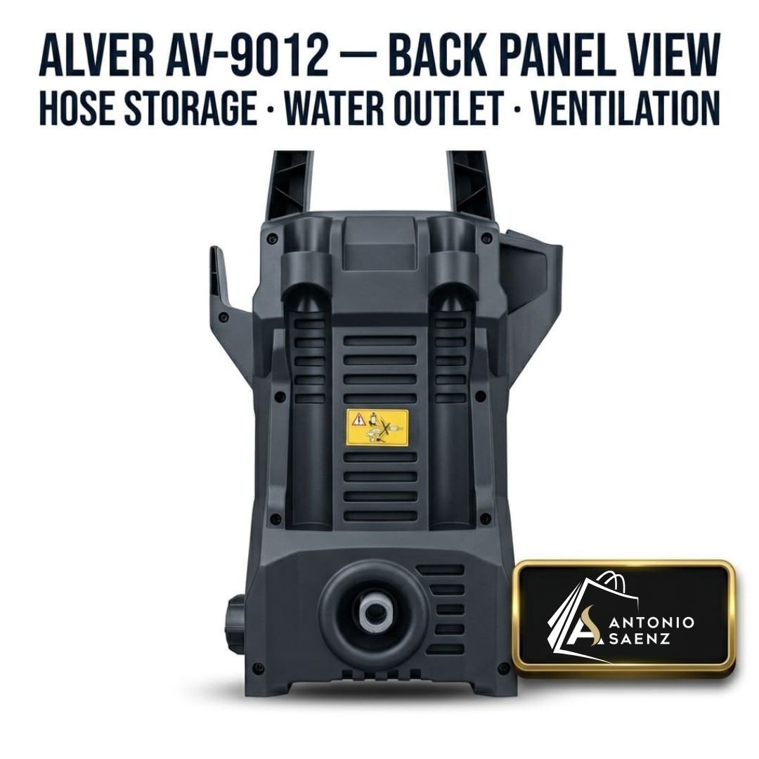 Alver 1500W Electric High Pressure Washer 1740PSI Car Cleaner W/Wheels Kit New.