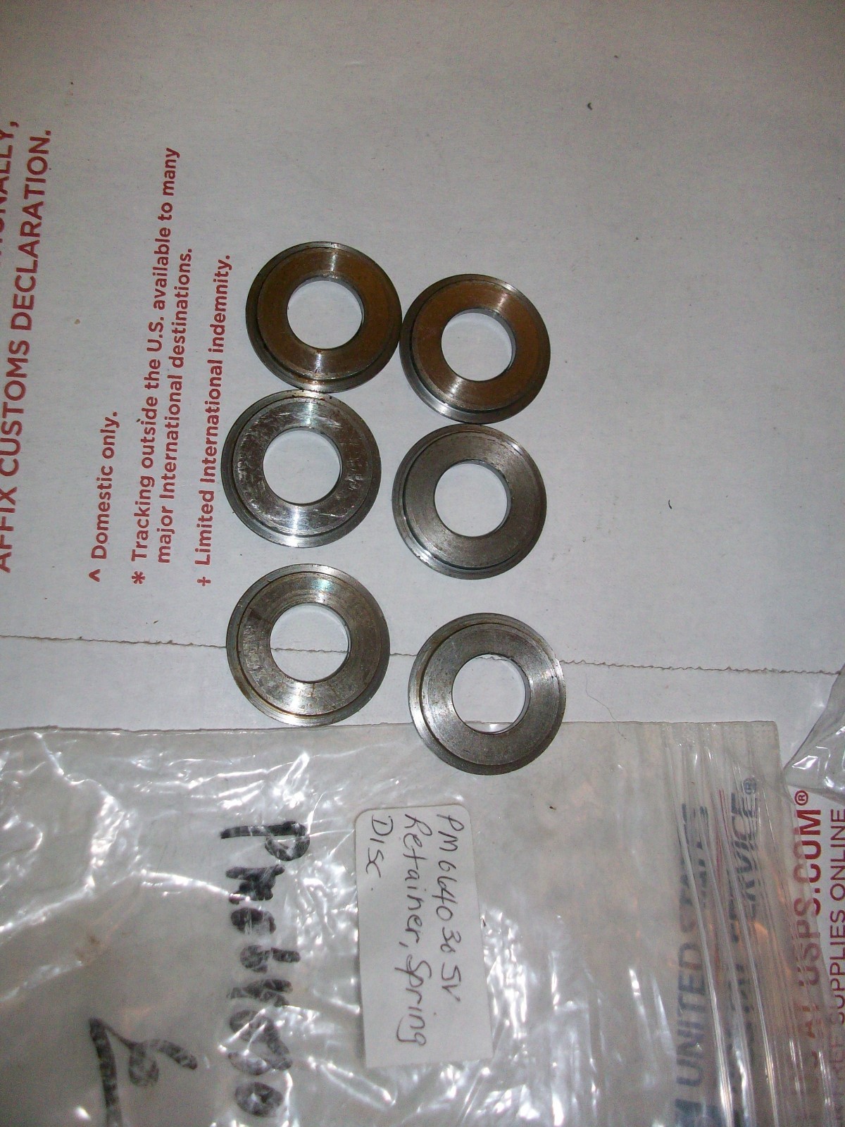 (6 count) PM064030SV retainer spring disc campbell hausfeld