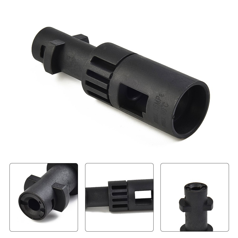 Equipment 1 x Adapter Pressure Washer Black 150bar 100*30*20mm Yard Garden