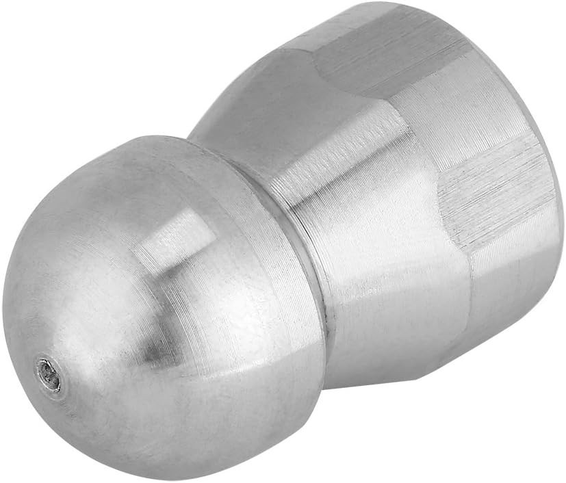 Sewer Jetter Nozzle Kit Stainless Steel 3/8 Inch 4000 PSI Hydro Jet Drain Cle…