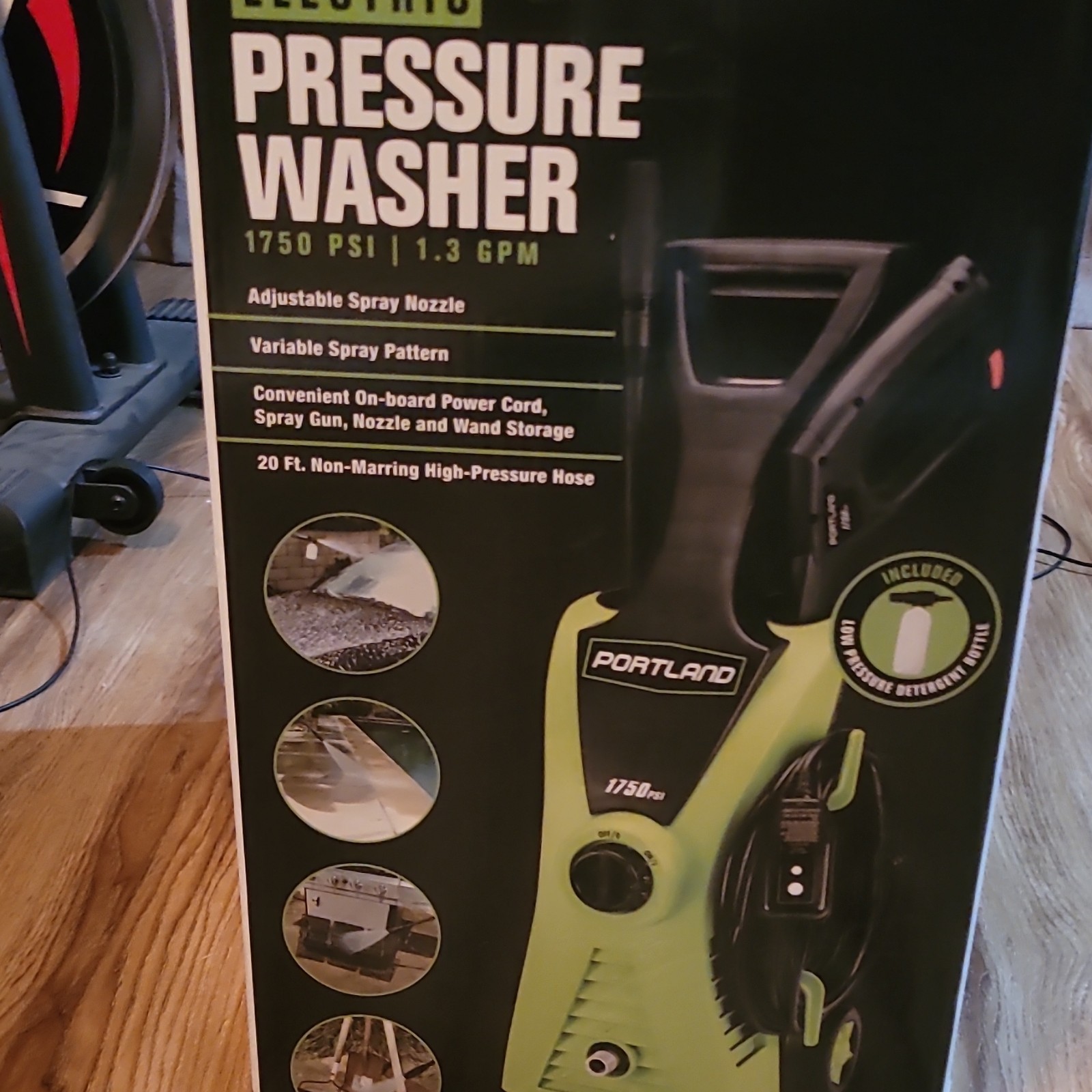 Portland 63254 Electric Pressure Washer 1750 PSI 1.3 GPM w/ Hose & Gun