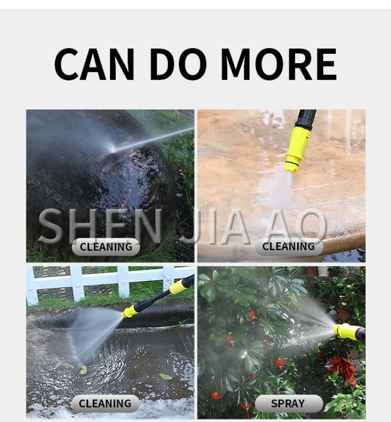 S2 Waterproof High-Pressure Car Wash Machine 220V Induction Motor Water Pump