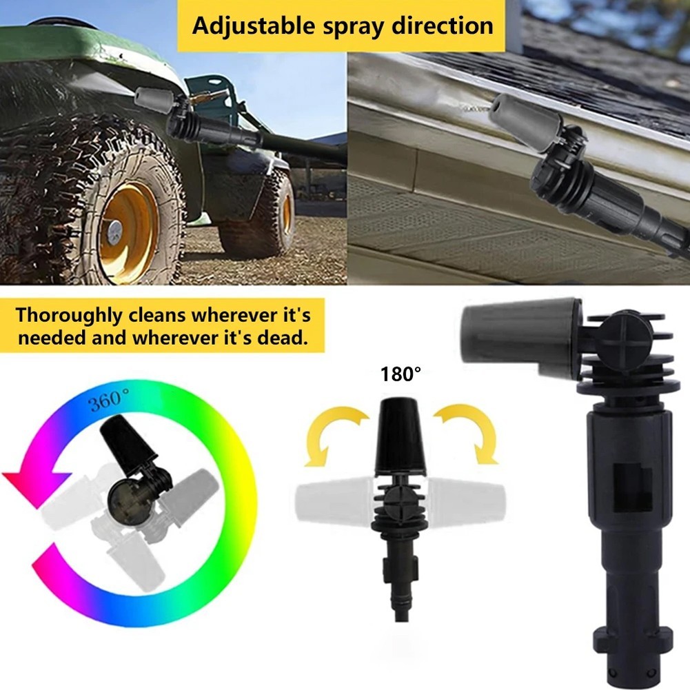 Revolutionary 360 Degree Rotating Spray Nozzle for Karcher Power Washers