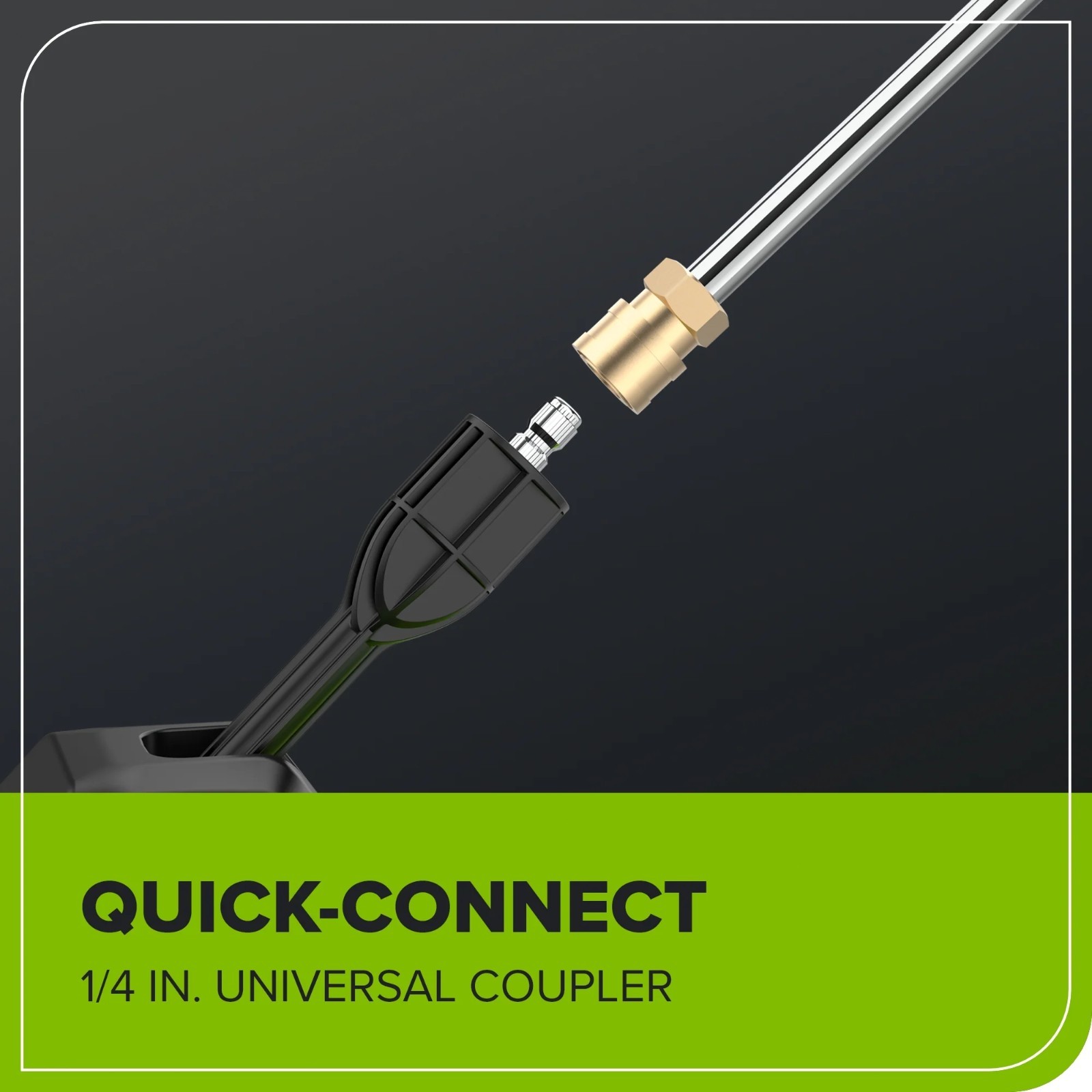 Greenworks 12inch Rotating Surface Cleaner Compatible Up to 2300 PSI