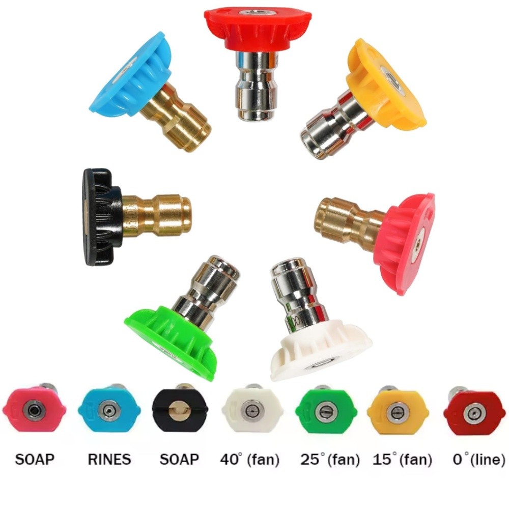 4000PSI High Pressure Power Washer Spray Gun Lance 7pcs Spray Nozzles Tips Kit