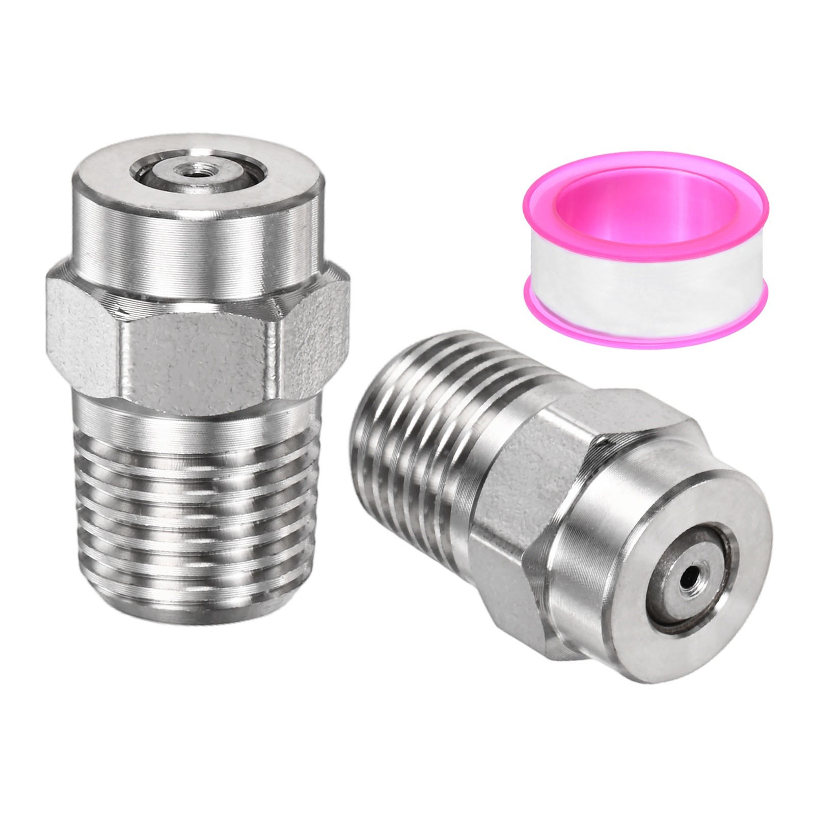1/4″ NPT 0° Surface Cleaner Tip [2PCS] – Pressure Washer Nozzle [1.382MM Pore]