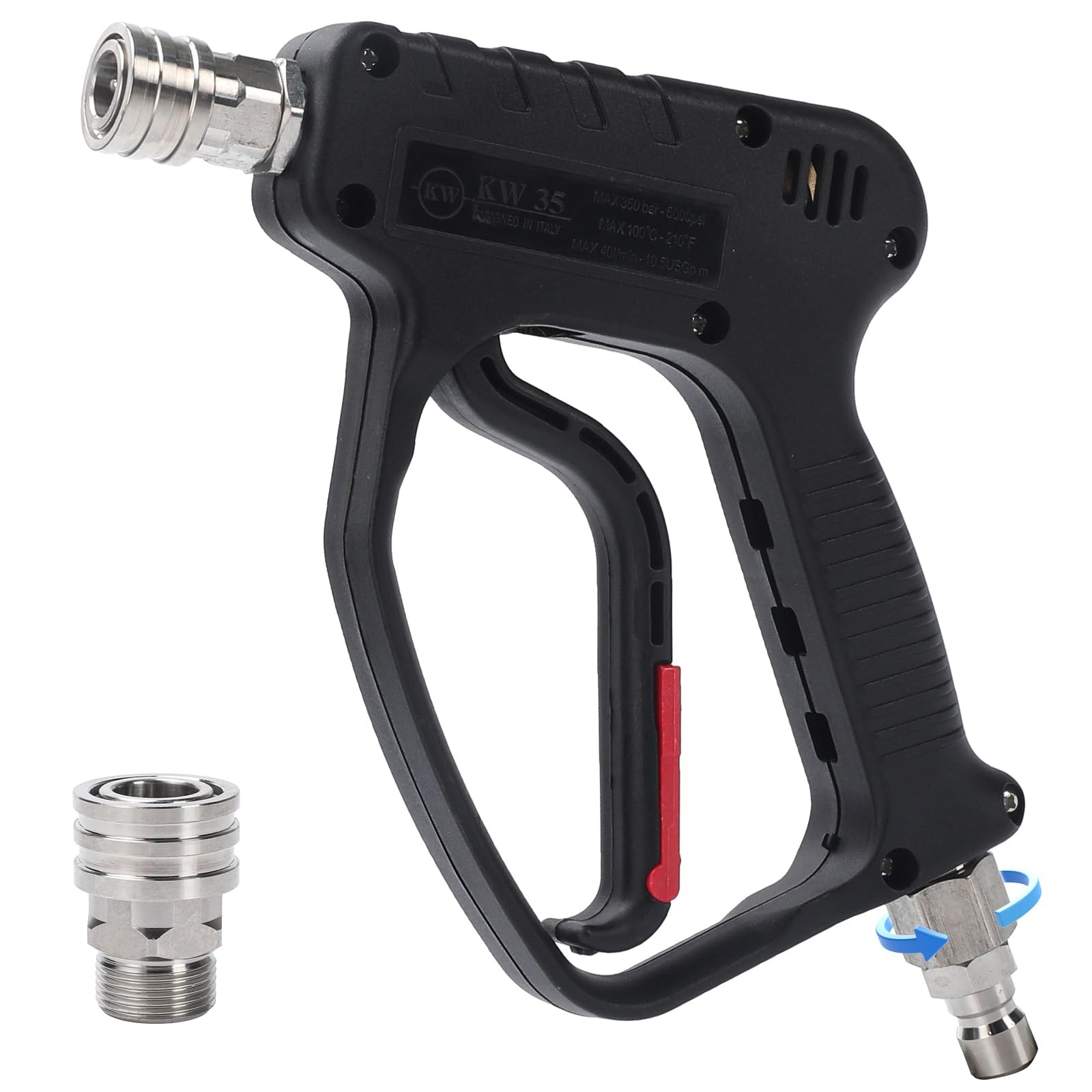 Pistola Corta De Lavadora A Presion 5000 PSI Para Canon De Espuma De Lujo
