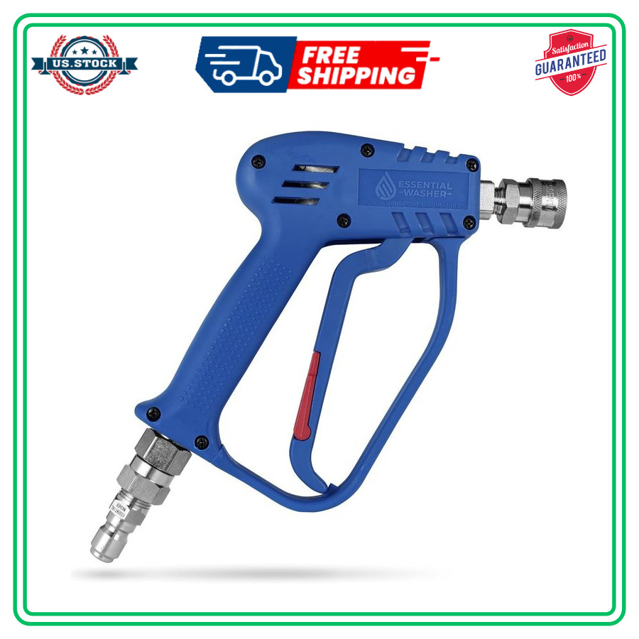 Essential Washer Short Pressure Washer Gun with Stainless Steel Swivel | Comp…