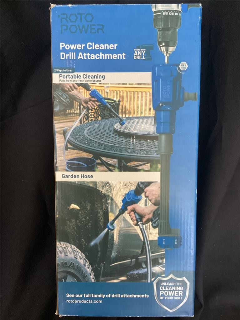 + ROTO POWER Power Cleaner Drill Attachment RPC100
