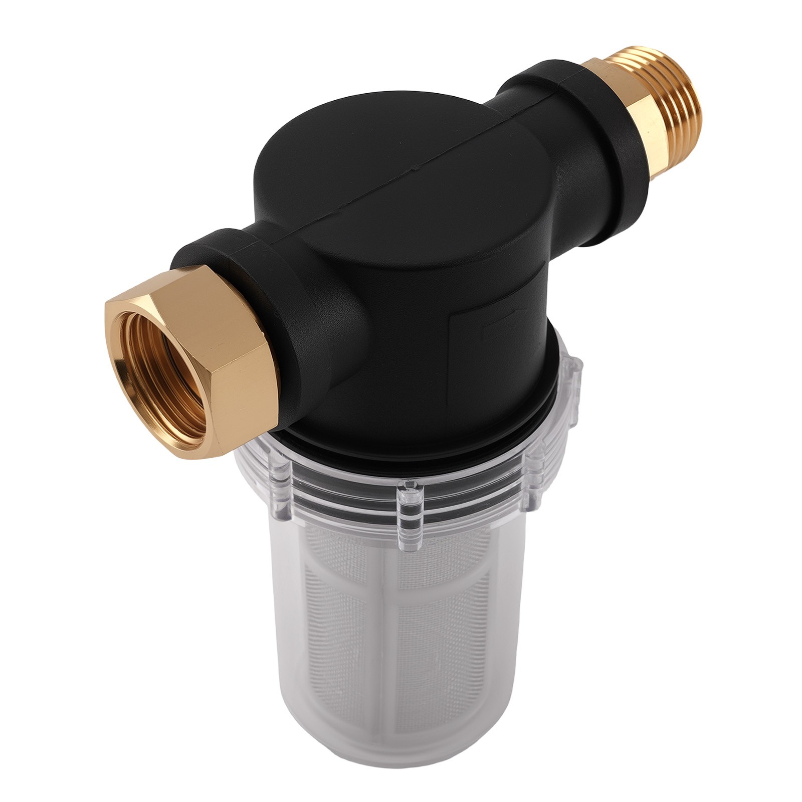3/4″ Garden Hose Water Filter for Pressure Washer Inline Thread 100 Mesh Brass