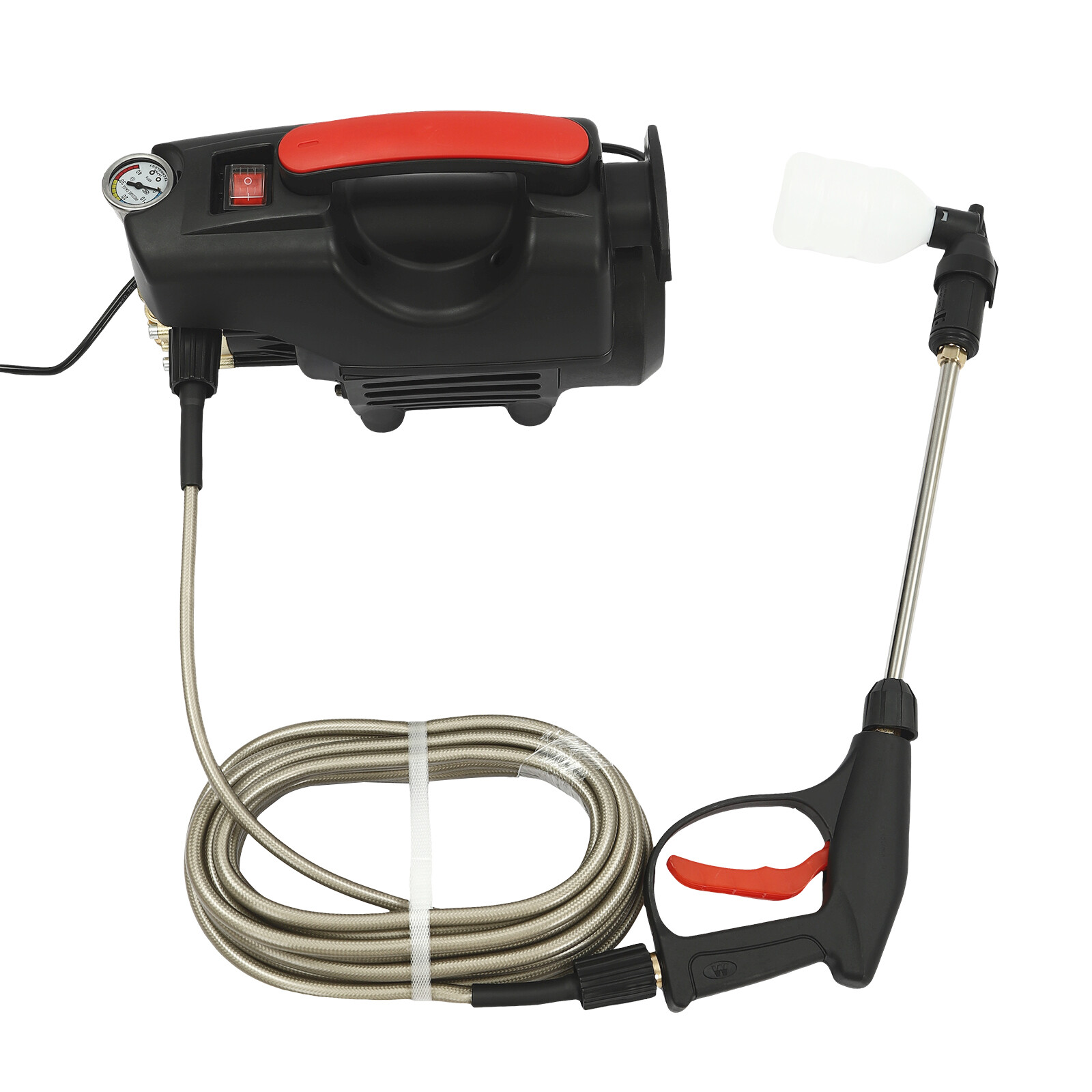 Portable Electric High Pressure Washer 1400w Brushless Aluminum Motor 2800rpm