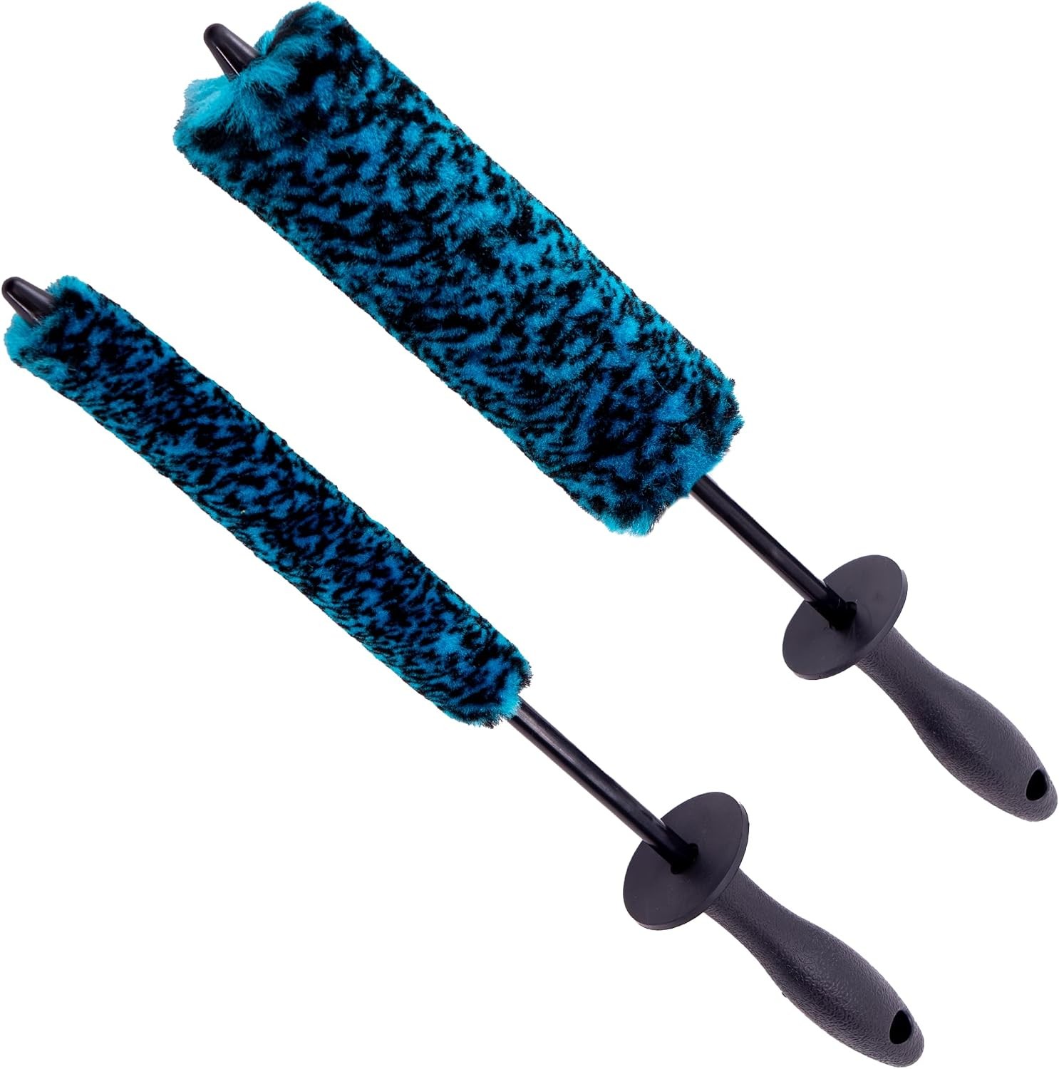VIKING Wheel Barrel Brush Set, Cleaning for Wheels and Car Teal