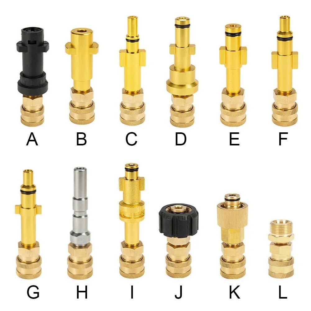 1/4″ Pressure Washer Quick Connect Adapter Bayonet Fitting for Karcher