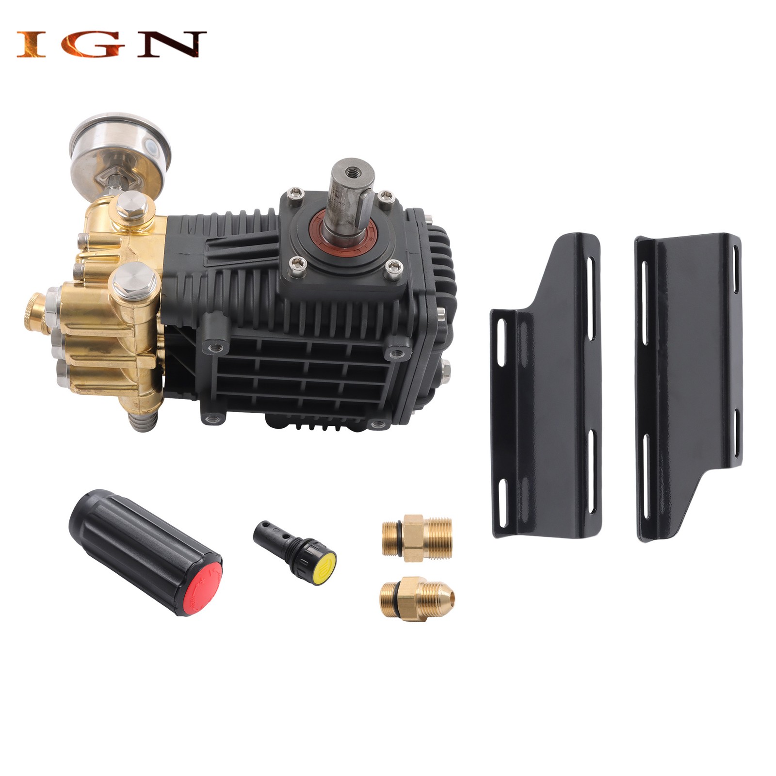 General TS2021 Right Shaft 3500 PSI 5.6GPM Pressure Washer Pump Belt Drive