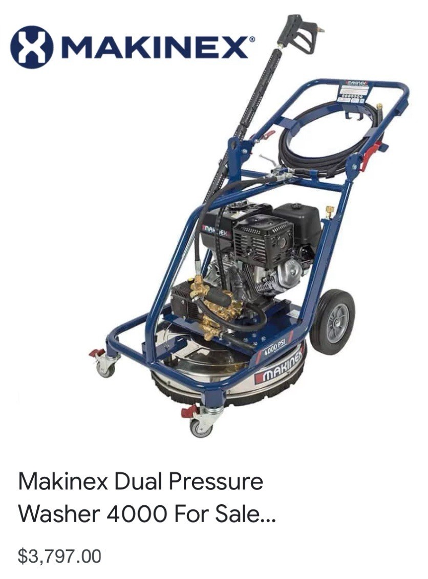 MAKINEY Duel 400PSI Pressure Washer