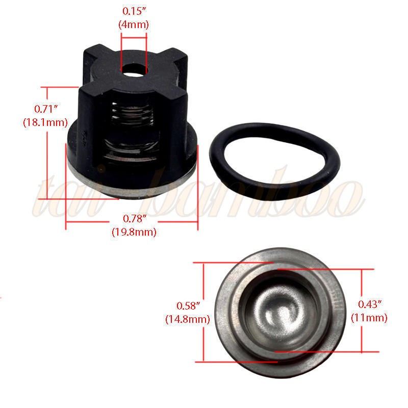 AR1828 Check Valve + AR1857 Packing Kit For Annovi Reverberi 18mm XR RK RKV RKA