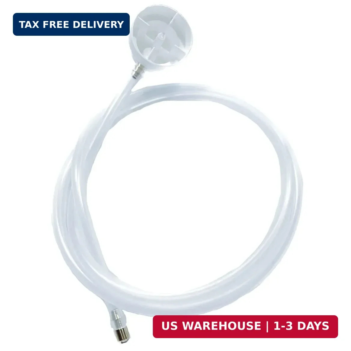 DU-MOST Aerosol Can Extension Kit, 24″ Flexible PVC Hose, 360-Degree Brass Nozzl