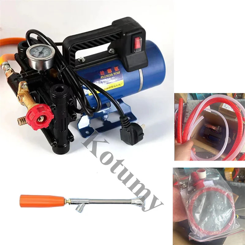 Agricultural High-pressure Double-cylinder Plunger Portable Electric Spraying