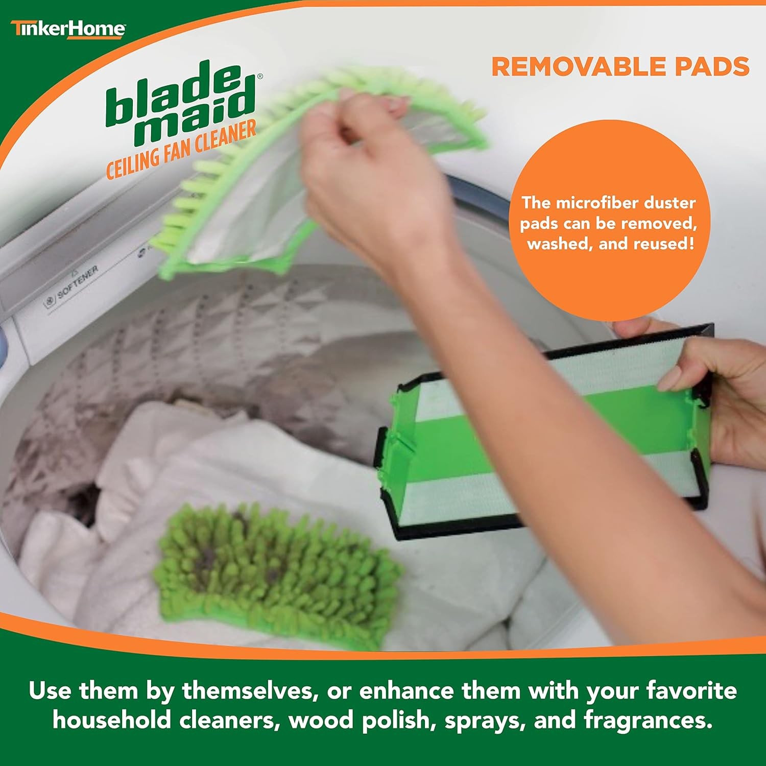 Blade Maid Ceiling Fan Cleaner & Flexible Kit- 3ft Pole