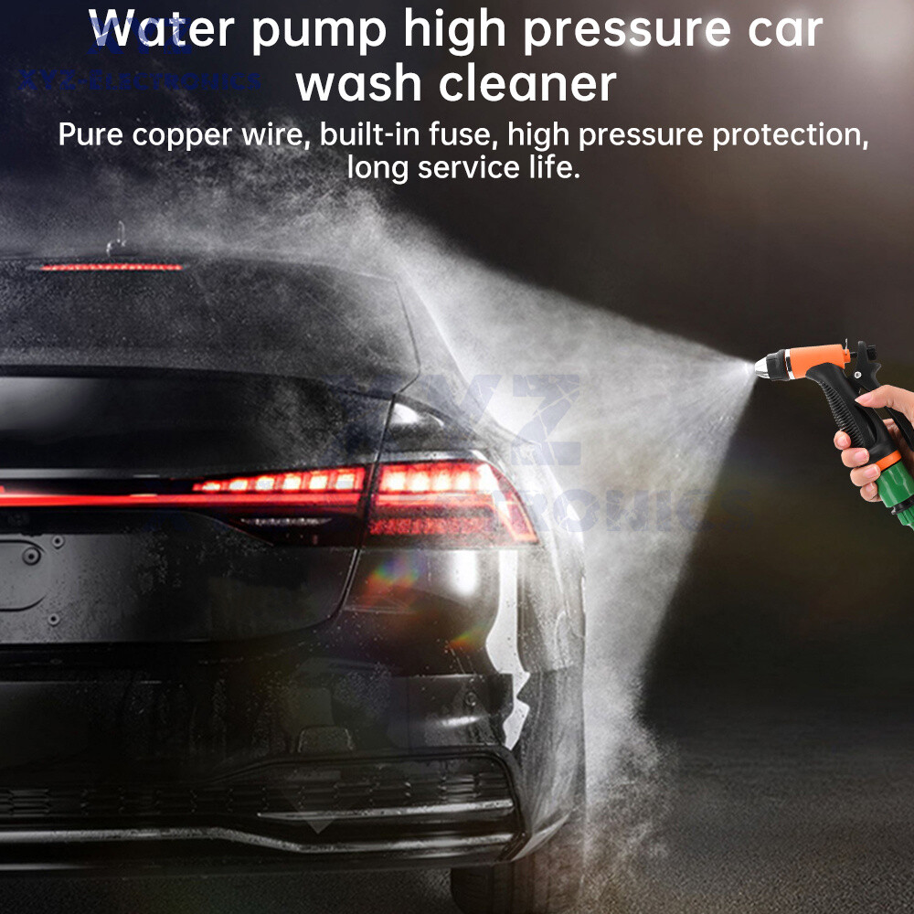 DC12V 80W High Pressure Self-Priming Car Portable Washer Water Pump Kit
