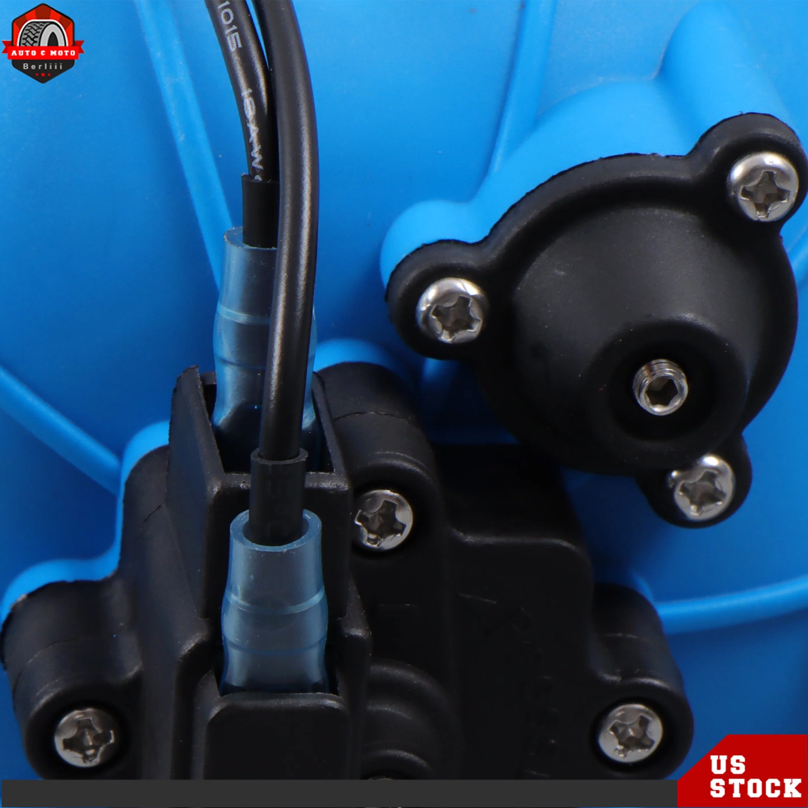 110V AC 5-chamber Water Diaphragm Pump 6GPM 80PSI Self Priming RV Water Pump
