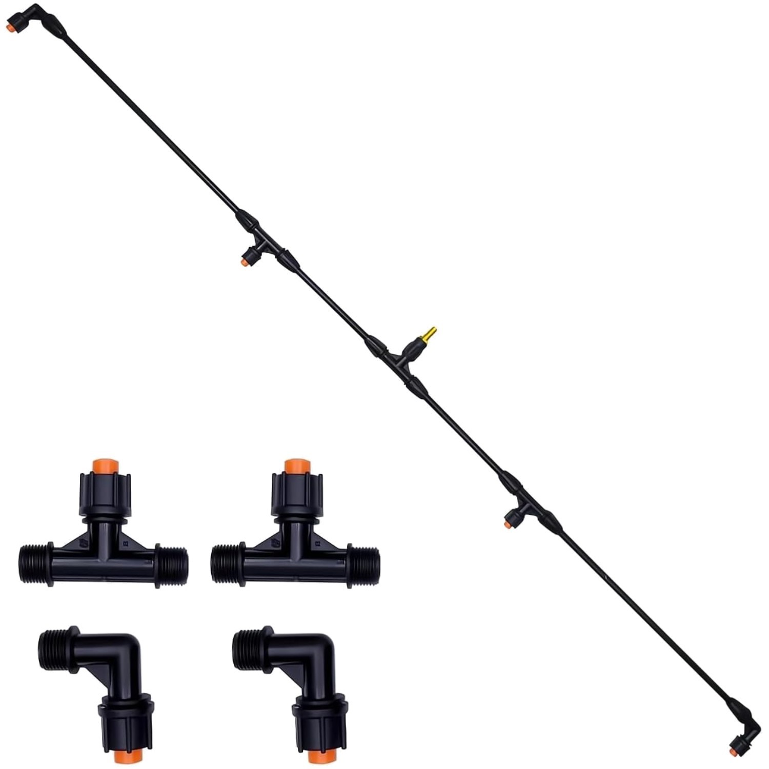 Poly Boom Sprayer Wand 4 Nozzle with Brass Fitting
