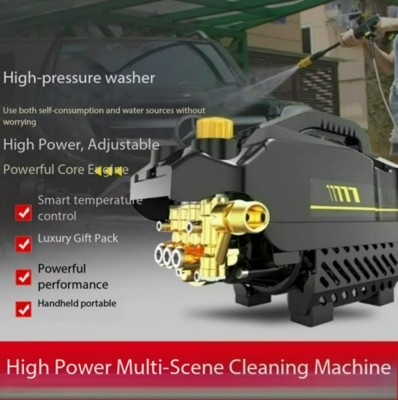 High Pressure Car Wash Machine Water Pump High Power Water Gun Cleaning Machine