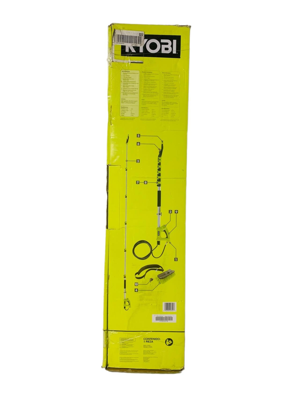 RYOBI 18 ft. Reach Pressure Washer Telescoping Pole RY31EP26