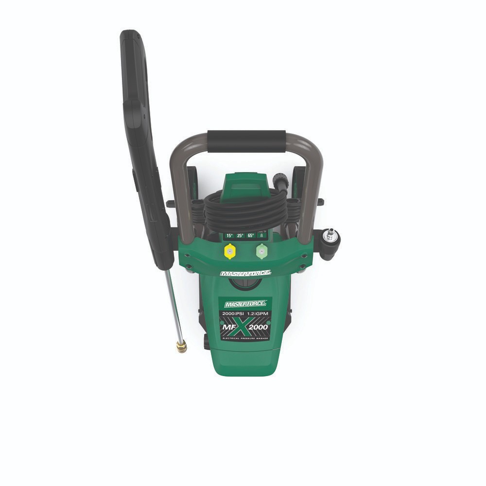 2000 PSI 1.2 GPM 13 Amp Corded Electric Pressure Washer Hand Truck Deck Cleaner