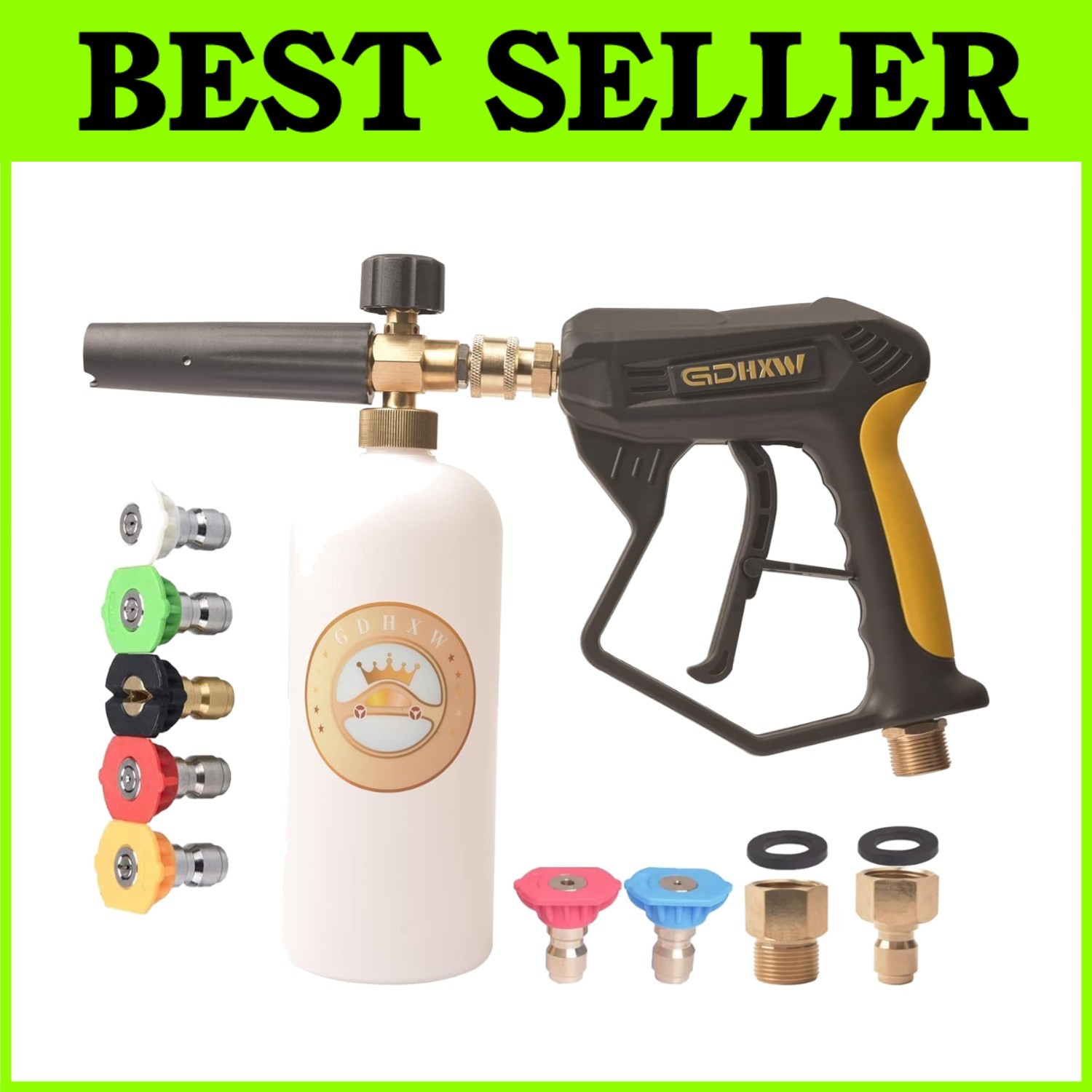 Professional Grade High Pressure Washer Gun – 5000 PSI