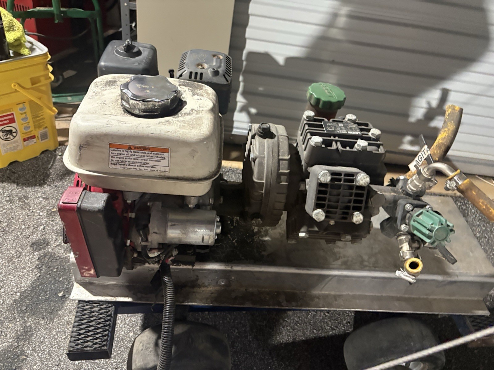 Honda GX160 Engine UDOR KAPPA 55 Diaphragm Pump Skid Sprayer Pressure Washer