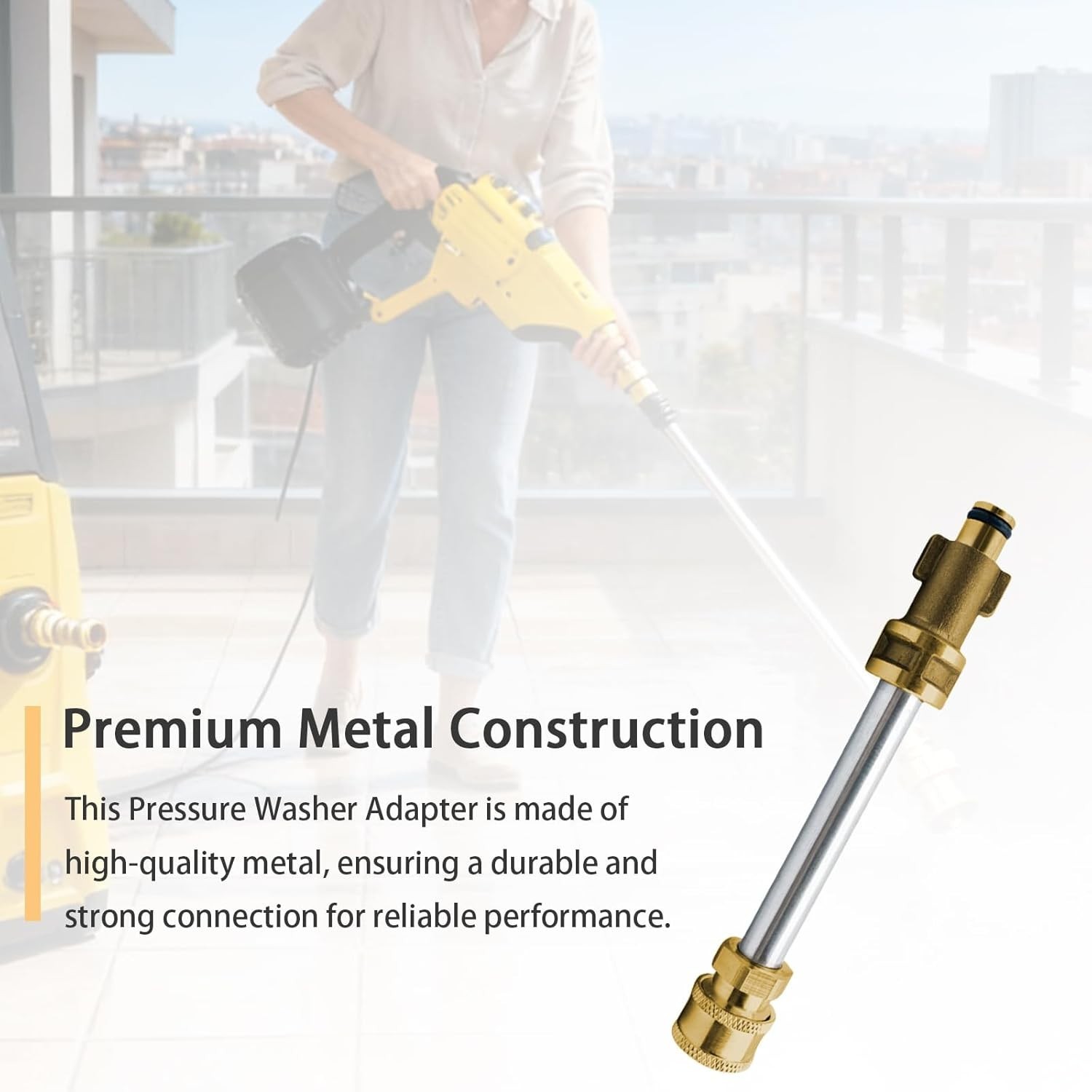 Pressure washer accessory kit replaces 16 inch pressure washer with 5 nozzles an