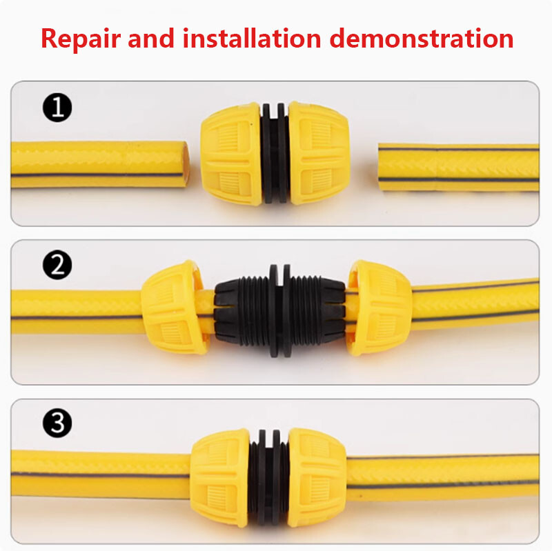 4′ 6′ 1-in Car Washer Pressure Garden Adapter Hose Quick Disconnect Water Pipe