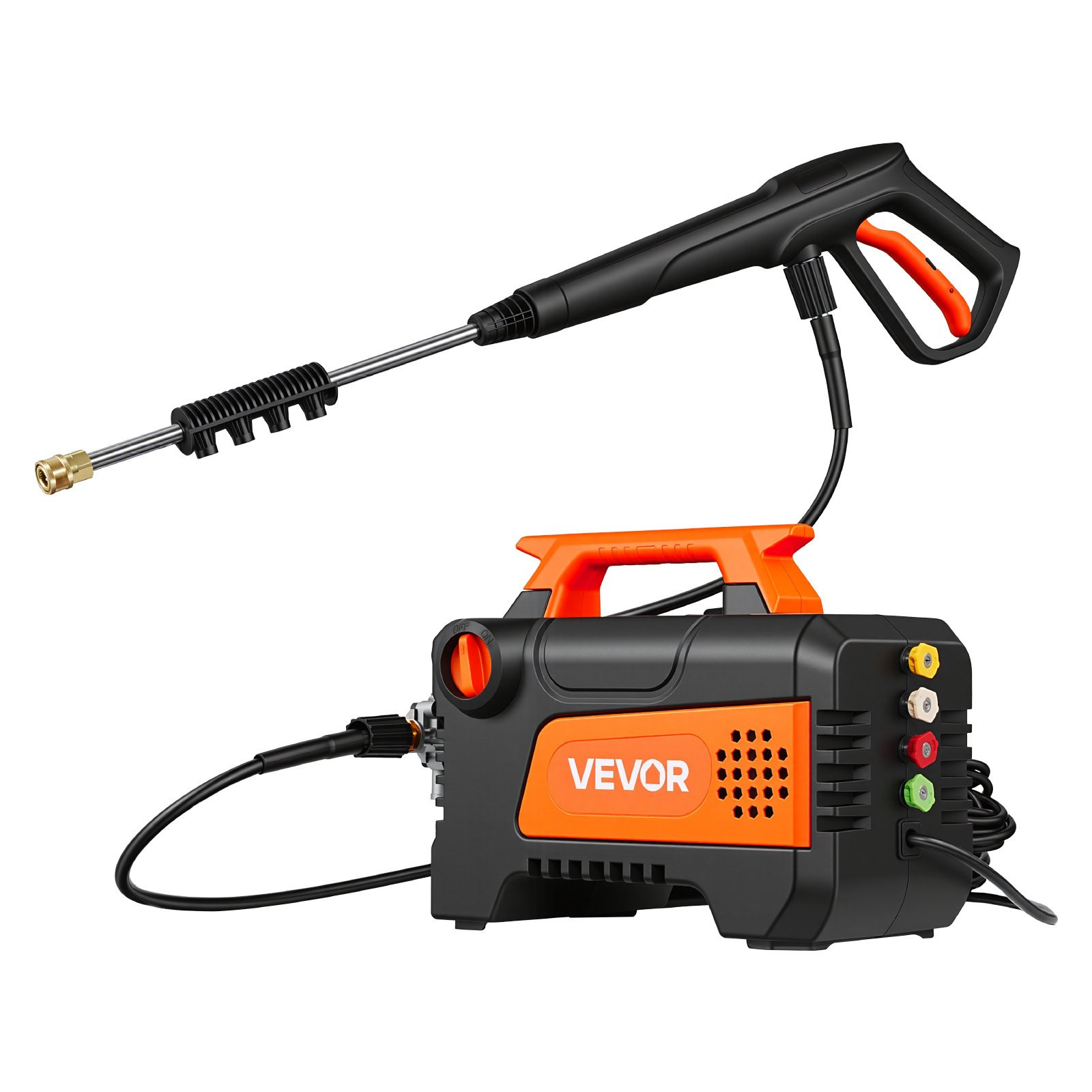 Electric Pressure Washer 1958 PSI 2.5 GPM Power Washer w/ 4 Nozzles