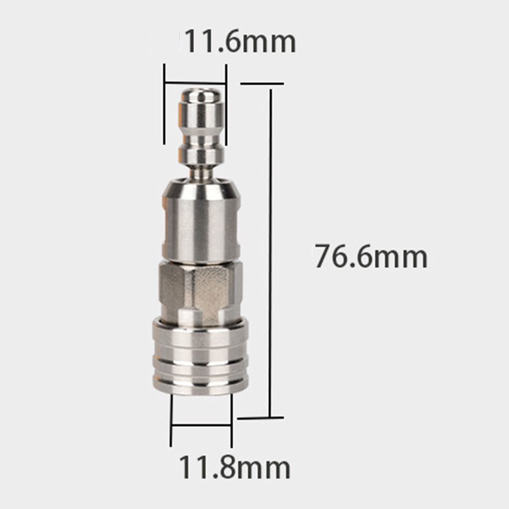 360 Degree Rotation Stainless Steel 14 Quick Coupling for High Pressure Systems