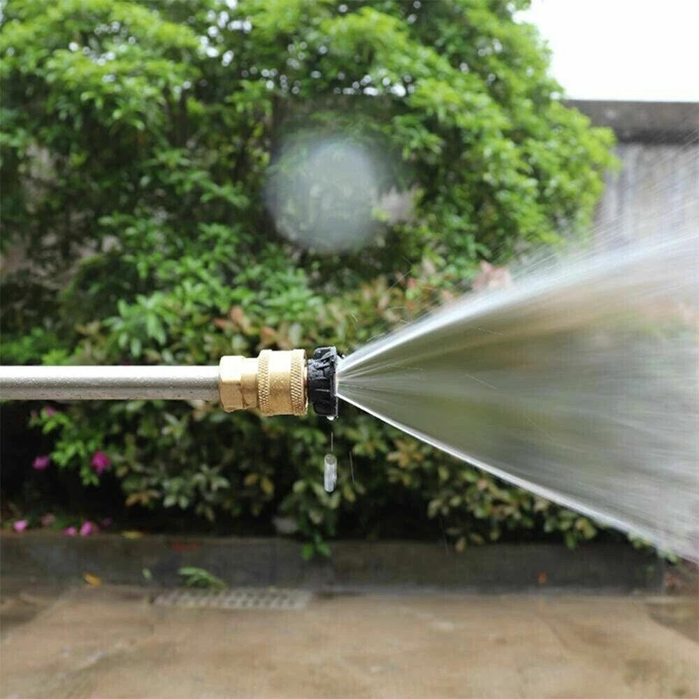 Snow Foam Lance Car Pressure Washer Gun Soap Cannon 1/4″ Spray Jet Bottle Kit US